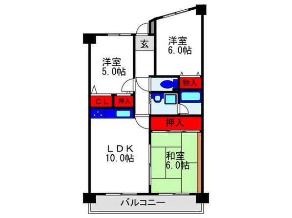 ＧｒａｎＰｉｎｏ柴原の物件間取画像